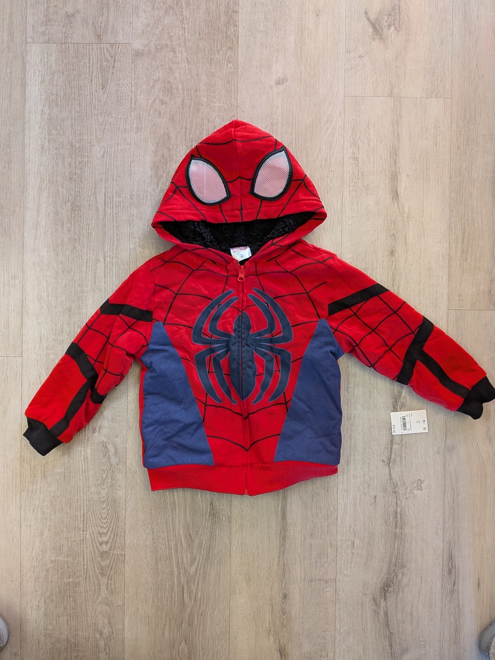 NEW 5T Spiderman Jacket with Super Cozy Inside